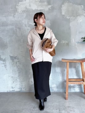 「アイテム（ワンピース）」を使った、rd-yuko さん（レディース・155cm）の夏コーディネート