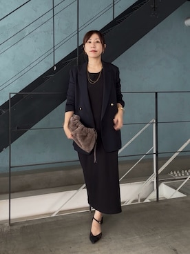 「アイテム（ワンピース）」を使った、rd-yuko さん（レディース・155cm）の夏コーディネート