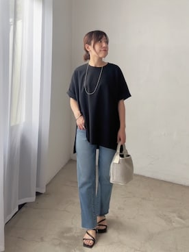「ゆったりシルエット」｜rd-yuko さん（レディース・155cm）の夏コーディネート