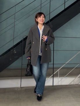 「RIVE DROITE（リヴドロワ）のアイテム」を使った、rd-yuko さん（レディース・155cm）の冬コーディネート