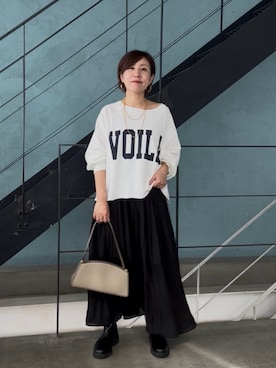 「アイテム（アクセサリー）」を使った、rd-yuko さん（レディース・155cm）の秋コーディネート