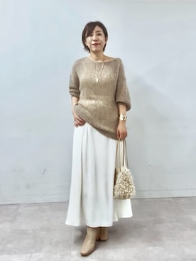 「RIVE DROITE（リヴドロワ）のアイテム」を使った、rd-yuko さん（レディース・155cm）の秋コーディネート