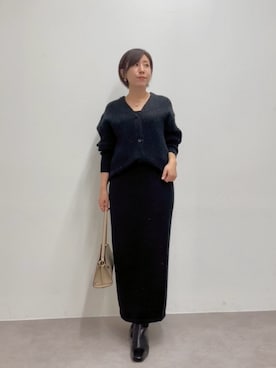 「RIVE DROITE（リヴドロワ）の【収納力抜群】2wayハンドルバッグ（ハンドバッグ）」を使った、rd-yuko さん（レディース・155cm）の秋コーディネート