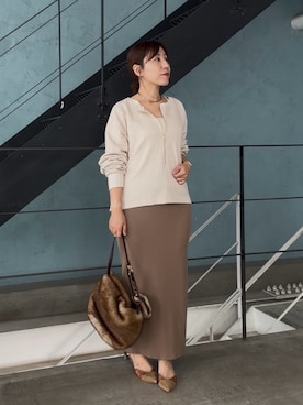 「アイテム（チョーカー）」を使った、rd-yuko さん（レディース・155cm）の夏コーディネート