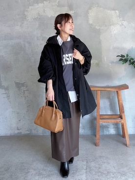「アイテム（その他アウター）」を使った、rd-yuko さん（レディース・155cm）の秋コーディネート