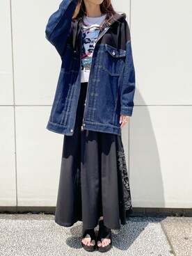 4onさん（レディース・168cm）の夏コーディネート