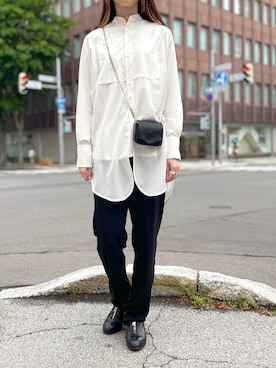 「BACKLASH（バックラッシュ）のアイテム（財布/小物）」を使った、4onさん（レディース・168cm）の夏コーディネート