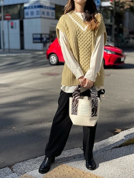 4onさん（レディース・168cm）の秋コーディネート