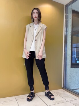 4onさん（レディース・168cm）の夏コーディネート