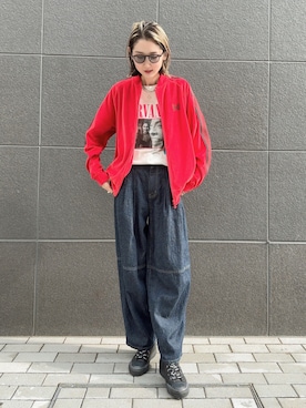 「ASH（アッシュ）のアイテム」を使った、4onさん（レディース・168cm）の夏コーディネート