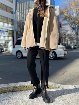 4onさん（レディース・168cm）の秋コーディネート