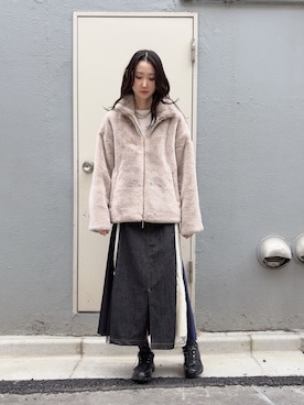 「TATRAS（タトラス）のアイテム」を使った、4onさん（レディース・168cm）の秋コーディネート