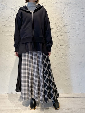 4onさん（レディース・168cm）の冬コーディネート