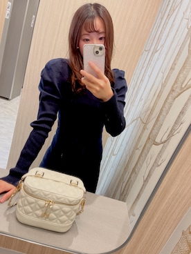 「RANDA（ランダ）のアイテム（ワンピース）」を使った、あずさんさん（レディース・156cm）の秋コーディネート