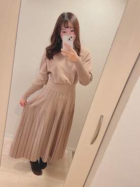 「LAGUNAMOON（ラグナムーン）のアイテム」を使った、あずさんさん（骨格ウェーブ・レディース・156cm）の冬コーディネート