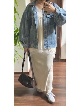 「ANGIE（アンジー）のアイテム」を使った、さっちゃんさん（レディース・165cm）の春コーディネート