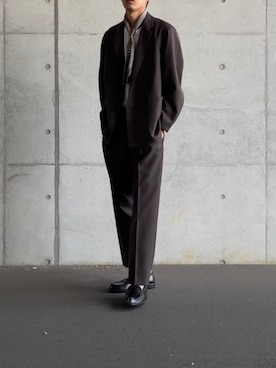 「Steven Alan（スティーブンアラン）のアイテム（テーラードジャケット）」を使った、kemuさん（メンズ・185cm）の秋コーディネート
