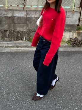 「COACH（コーチ）のアイテム（バッグ）」を使った、よつさん（レディース・165cm）の春コーディネート