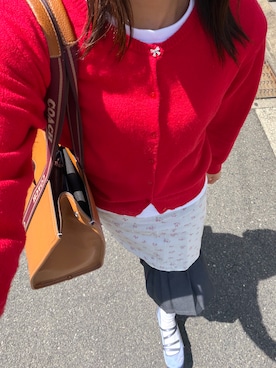 「COACH（コーチ）のアイテム」を使った、よつさん（レディース・165cm）の春コーディネート