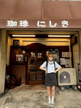 「RETRO GIRL（レトロガール）のアイテム」を使った、よつさん（レディース・165cm）の春コーディネート