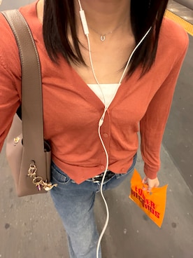 「COACH（コーチ）のアイテム」を使った、よつさん（レディース・165cm）の春コーディネート