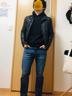 「ADD（アド）のアイテム」を使った、りさん（メンズ・174cm）の冬コーディネート