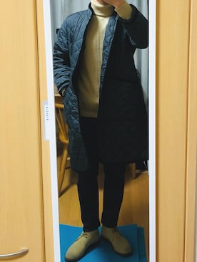 「LAVENHAM（ラベンハム）のアイテム」を使った、りさん（メンズ・174cm）の冬コーディネート