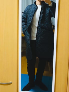 「LAVENHAM（ラベンハム）のアイテム」を使った、りさん（メンズ・174cm）の冬コーディネート
