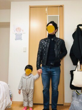 「ADD（アド）のアイテム」を使った、りさん（メンズ・174cm）の冬コーディネート