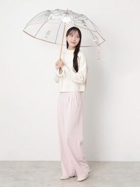 「アイテム（長傘）」を使った、MOONBAT_officialさん（レディース・165cm）の秋コーディネート