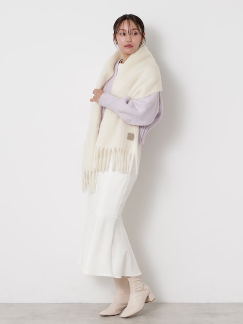 【WEB限定】シャギーボリュームマフラー