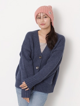 「アイテム（ニットキャップ/ビーニー）」を使った、MOONBAT_officialさん（レディース・170cm）の秋コーディネート