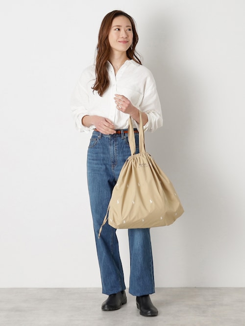 ポロラルフローレン 2way LAUREN ストローバケットバッグ ポロラルフ