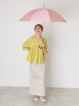「アイテム（長傘）」を使った、MOONBAT_officialさん（レディース・165cm）の秋コーディネート