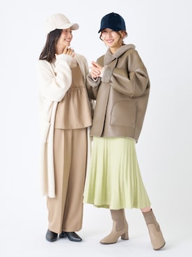 「estaa（エスタ）のアイテム」を使った、MOONBAT_officialさん（レディース・160cm）の秋コーディネート