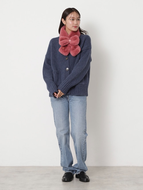 新色追加】フェイクファー リボンマフラー（マフラー）｜PAUL&JOE