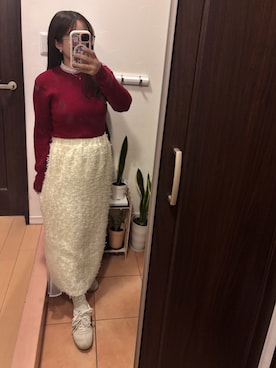 「アイテム（ピアス（両耳用））」を使った、Miiaさん（レディース・152cm）の秋コーディネート