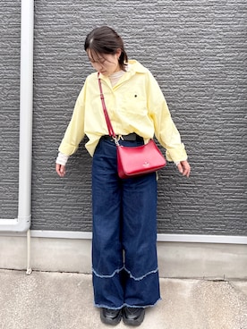 「PUBLUX（パブリュクス）のアイテム」を使った、Miiaさん（レディース・152cm）の春コーディネート