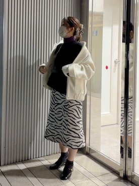 「アイテム（パンプス）」を使った、Miiaさん（レディース・152cm）の秋コーディネート