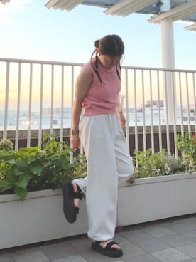 「アイテム（腕時計）」を使った、Miiaさん（レディース・152cm）の夏コーディネート