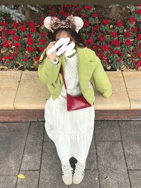 「アイテム（サングラス）」を使った、Miiaさん（レディース・152cm）の冬コーディネート