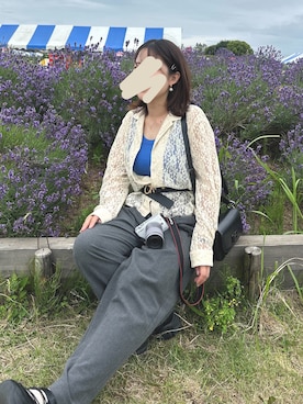 「PUBLUX（パブリュクス）のアイテム」を使った、Miiaさん（レディース・152cm）の夏コーディネート