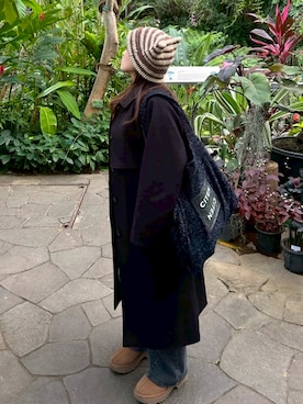 「MURUA（ムルーア）のアイテム」を使った、Miiaさん（レディース・152cm）の冬コーディネート