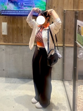 「アイテム（その他アウター）」を使った、Miiaさん（レディース・152cm）の秋コーディネート
