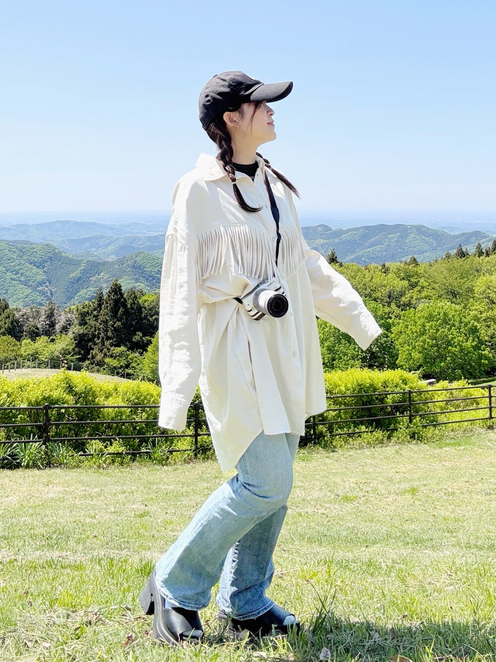 moussy マウジー OVERSIZED FRINGE シャツ MOUSSY（マウジー）の「FRINGE OVER シャツ（シャツ/ブラウス）」 - WEAR