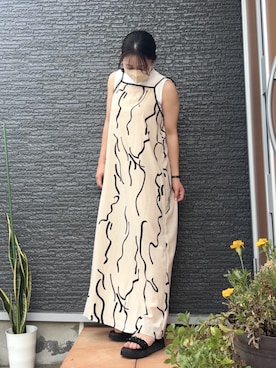 「アイテム（腕時計）」を使った、Miiaさん（レディース・152cm）の夏コーディネート