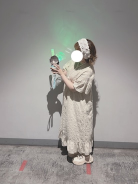 「Samansa Mos2（サマンサ モスモス）のアイテム」を使った、ukaさん（レディース・152cm）の夏コーディネート