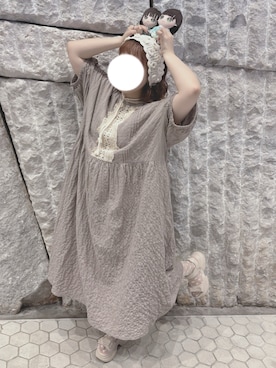「Samansa Mos2（サマンサ モスモス）のアイテム」を使った、ukaさん（レディース・152cm）の夏コーディネート