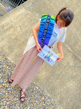 「LIVE」｜「アイテム（ジャケット/アウター）」を使った、yuzuさん（レディース・169cm）の夏コーディネート