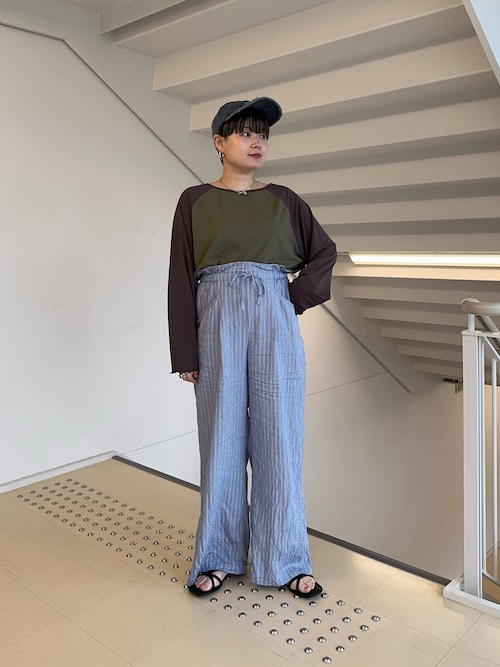WEB限定】バックリボンラグランスリーブラッシュガード